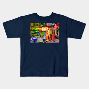 Kowloon Street Food Hong Kong Kids T-Shirt